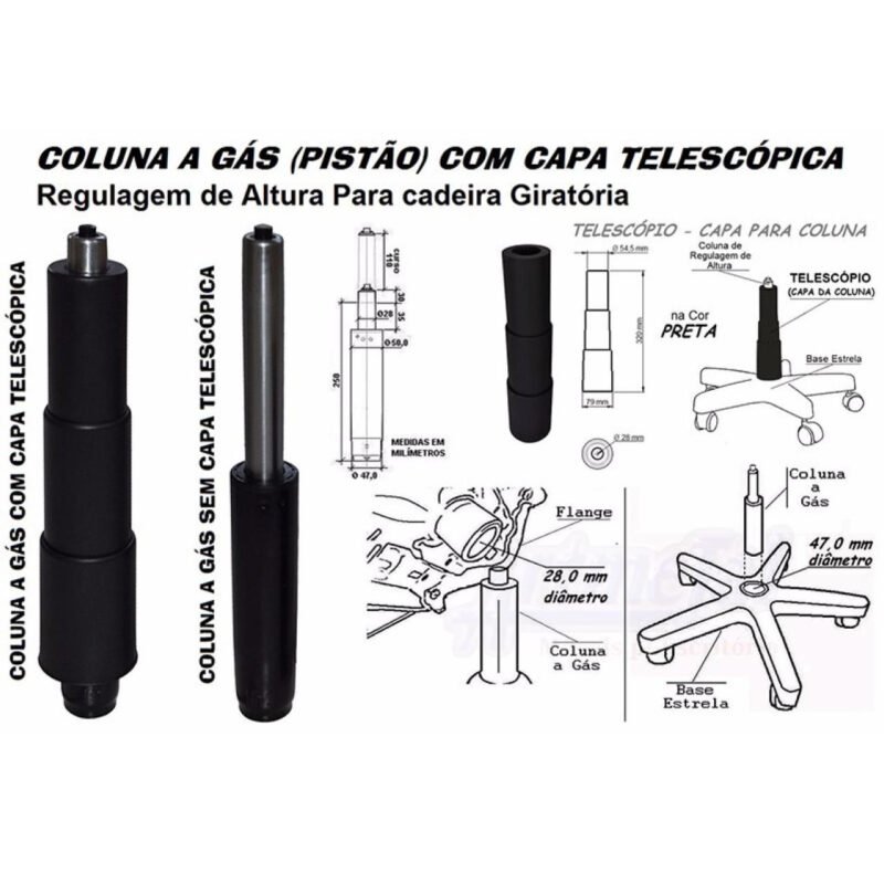 Cadeira Diretorzinha Back System Costurado C/ Braços Reguláveis – Cor Preto 32996 Magazine Office 6