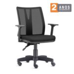 Cadeira De Escritório ADDIT EXECUTIVA Tela – Cor Preta 33000 Magazine Office 10