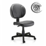 Cadeira Executiva PLUS COSTURADA s/ Braços – CORINO – COR PRETO 32979 Magazine Office 5