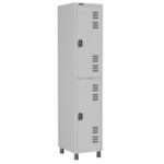 Roupeiro LOCKER de Aço com 02 PORTAS GRANDES – 1,90×0,32×0,40m – CZ/CZ – W3 – 11012 Magazine Office 5