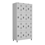 Roupeiro LOCKER de Aço c/ 12 Portas PEQUENAS – 1,90×0,96×0,40m – CZ/CZ – W3 – 11018 Magazine Office 5