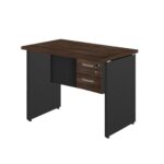 Mesa Escritório 1,20×0,60m – C/ 02 Gavetas MARSALA / PRETO – 23471 Magazine Office 7