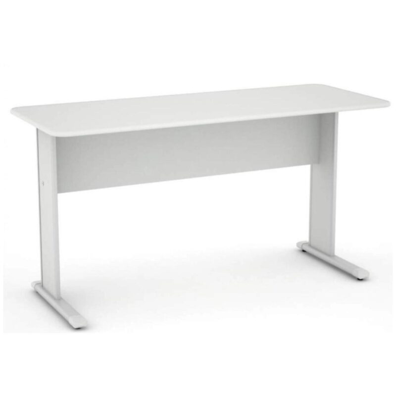 Mesa Escritório 1,20×0,60m – c/ Gavetas CINZA/CINZA – 43084 Magazine Office 3