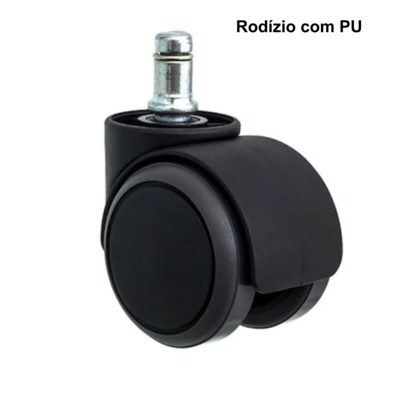 Rodízios para Cadeira com “PU” – Preto – 87705 Magazine Office 2