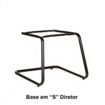 Base em “S” DIRETOR Preta – PMD – 42210 Magazine Office