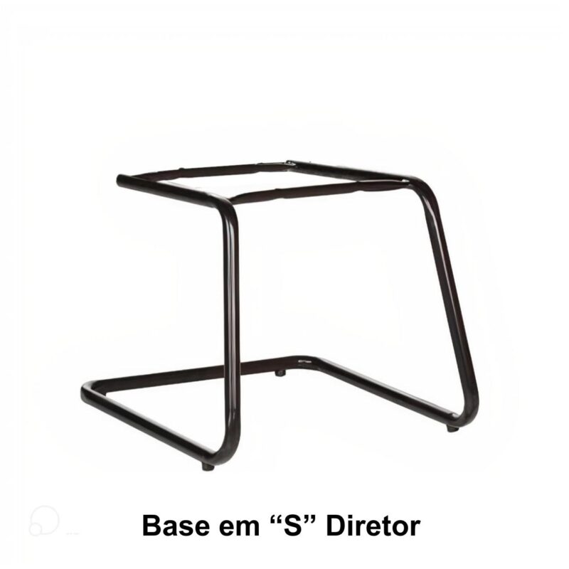 Base em “S” DIRETOR Preta – PMD – 42210 Magazine Office 2