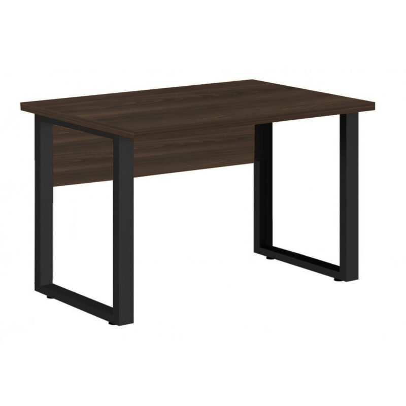 Mesa Escritório PÉ QUADRO – 1,20×0,60m – S/ Gavetas – MARSALA/PRETO – 25469 Magazine Office 2