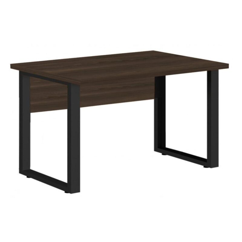 Mesa Escritório PÉ QUADRO 1,50×0,60m – S/ Gavetas – MARSALA/PRETO – 25472 Magazine Office 2