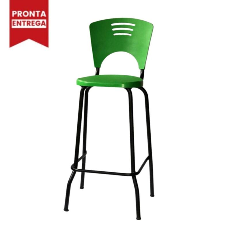 Banqueta Fixa Alta Piacere – Cor Verde – 34102 Magazine Office 5