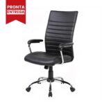 Cadeira de Escritório Diretor Luna – Cor Preto – 34000 Magazine Office 9