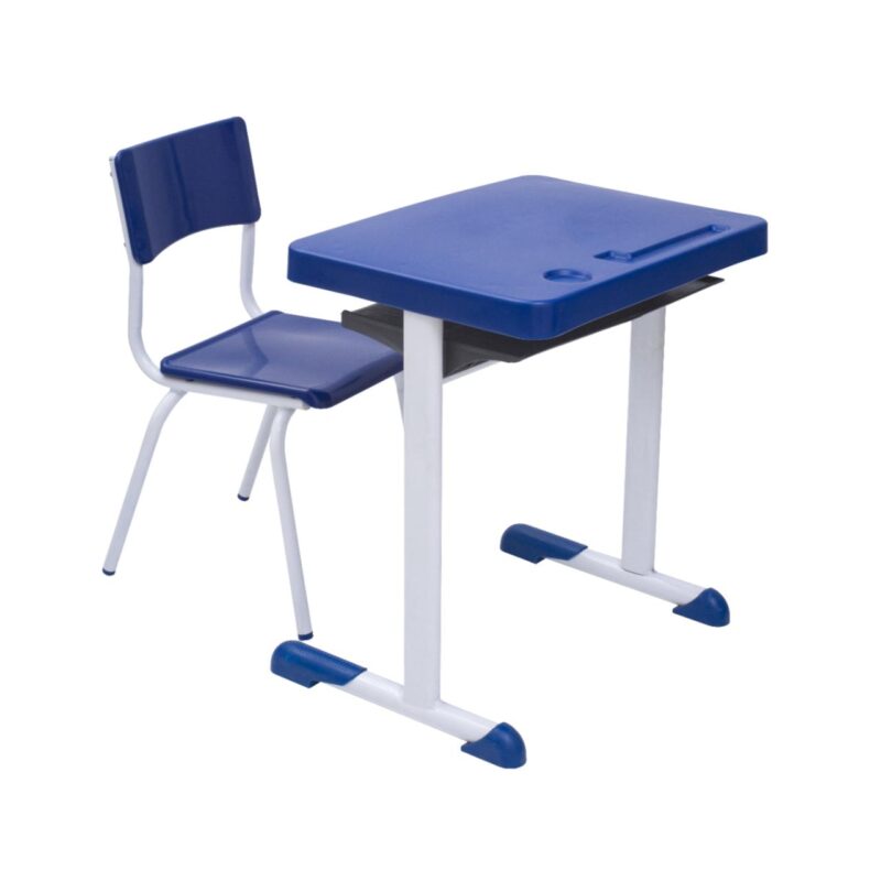 Kit Escolar Individual AZUL – (Mesa e Cadeira) – JUVENIL 06 a 09 Anos 40999 Magazine Office 3