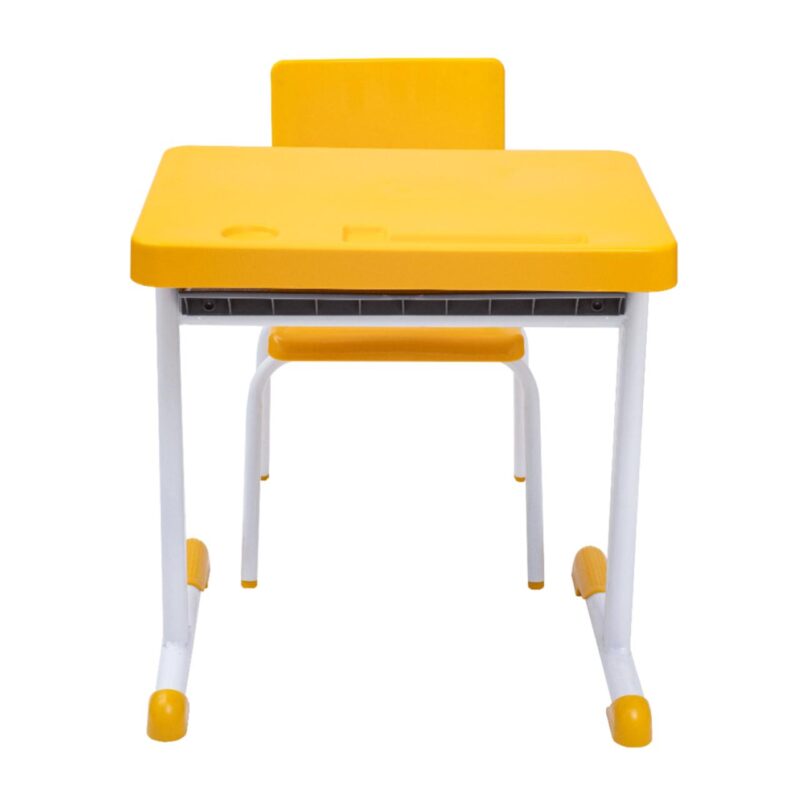 Kit Escolar Individual – (Mesa e Cadeira) – INFANTIL 03 a 06 Anos COR AMARELO – 41087 Magazine Office 5