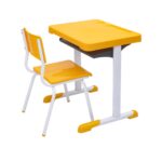 Kit Escolar Individual – (Mesa e Cadeira) – INFANTIL 03 a 06 Anos COR AMARELO – 41087 Magazine Office 9