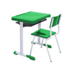 Kit Escolar Individual VERDE – (Mesa e Cadeira) – JUVENIL 06 a 09 Anos COR VERDE – 41084 Magazine Office 9