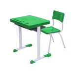 Kit Escolar Individual VERDE Mesa e Cadeira INFANTIL 03 a 06 Anos COR VERDE – 41088 Magazine Office 7