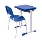 Kit Escolar Individual AZUL – (Mesa e Cadeira) – ADULTO – – COR AZUL – 40081 Magazine Office 9