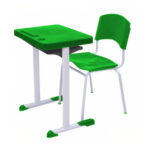 Kit Escolar Individual VERDE – (Mesa e Cadeira) – ADULTO – – COR VERDE – 40084 Magazine Office 6