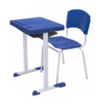 Kit Escolar Individual AZUL – (Mesa e Cadeira) – ADULTO – – COR AZUL – 40081 Magazine Office 7