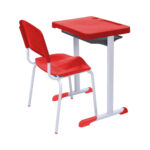 Kit Escolar Individual VERMELHO – (Mesa e Cadeira) – ADULTO – – COR VERMELHO – 40082 Magazine Office 7