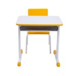 Kit Escolar Individual AMARELO – (Mesa e Cadeira) – INFANTIL – MDF – COR AMARELO – 40088 Magazine Office 8