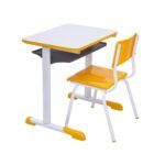 Kit Escolar Individual AMARELO – (Mesa e Cadeira) – INFANTIL – MDF – COR AMARELO – 40088 Magazine Office 7