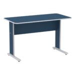 Mesa Escritório 1,20×0,60m s/ Gavetas – Cor Azul 44084 Magazine Office 6