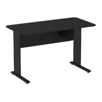 Mesa Escritório 1,50×0,60m s/ Gavetas – Cor Preto 44092 Magazine Office