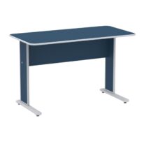 Mesa Escritório 1,50×0,60m s/ Gavetas – Cor Azul 44086 Magazine Office