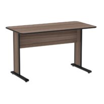 Mesa Escritório 1,20×0,60m s/ gavetas – Cor Walnut 44095 Magazine Office