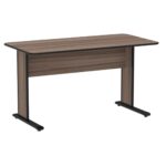 Mesa Escritório 1,50×0,60m s/ gavetas – Cor Walnut 44097 Magazine Office 6