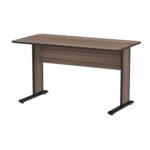 Mesa Escritório 1,20×0,60m s/ gavetas – Cor Walnut 44095 Magazine Office 9