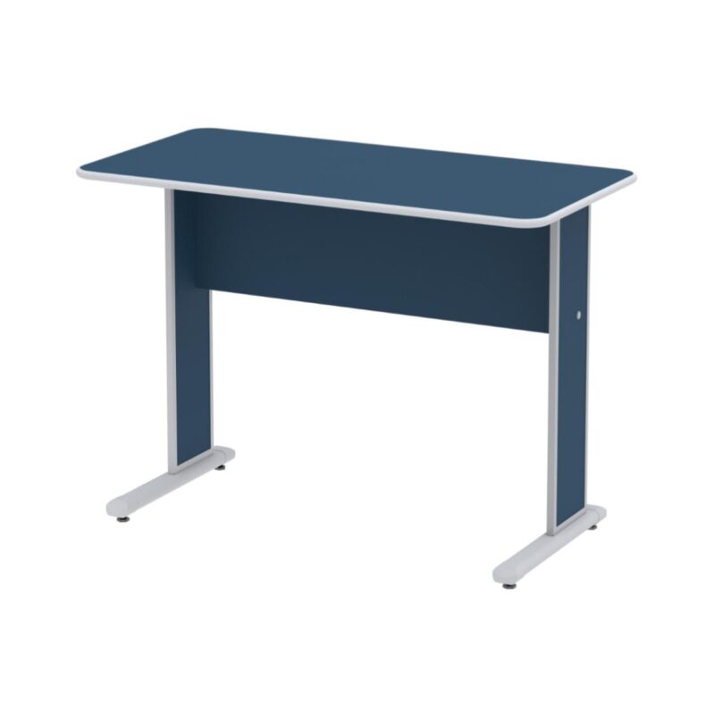 Mesa Escritório 1,20×0,60m s/ Gavetas – Cor Azul 44084 Magazine Office 4