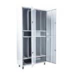 Roupeiro de Aço INSALUBRE com 04 Portas – 1,95×1,00×0,40m – CZ/CZ – SA – 14006 Magazine Office 6