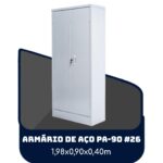 Armário de Aço PA 90 #26 – 1,98×0,90×0,40m – SA – 13120 Magazine Office 5