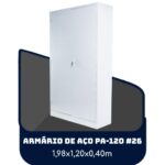 Armário de Aço PA 120 #26 – 1,98×1,20×0,40m – SA – 13121 Magazine Office 5