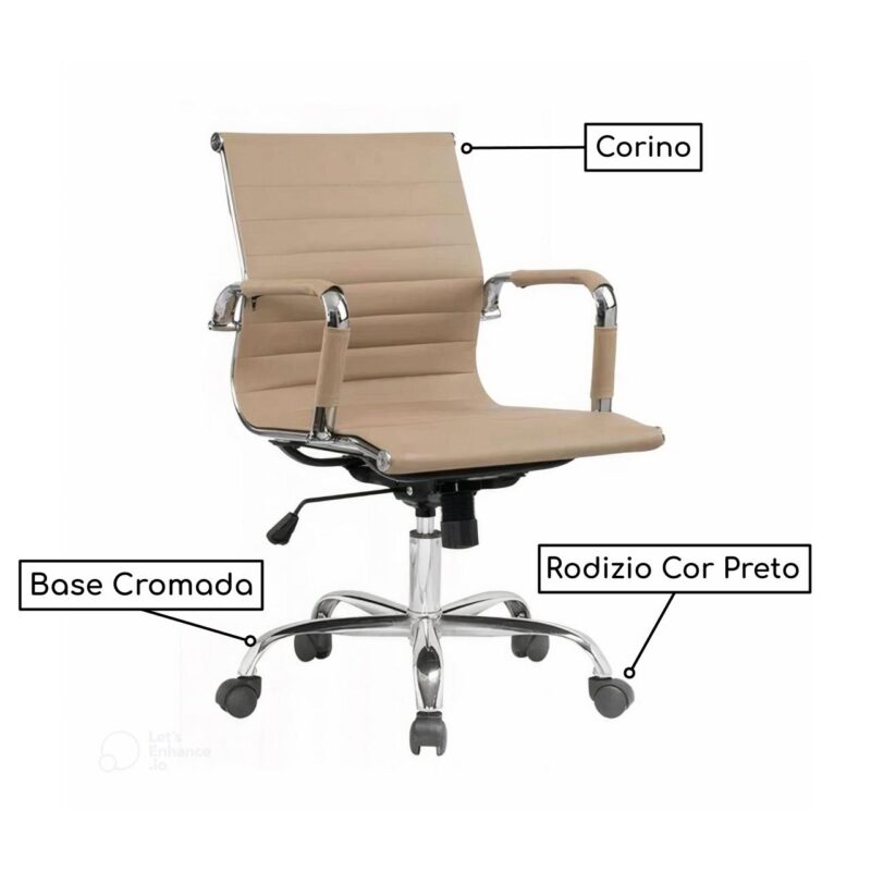 Cadeira DIRETOR Charles Eames Esteirinha FENDI – 32890 Magazine Office 3