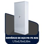 Armário de Aço PA 75 #26 – 1,75×0,70×0,30m – SA – 13119 Magazine Office 5