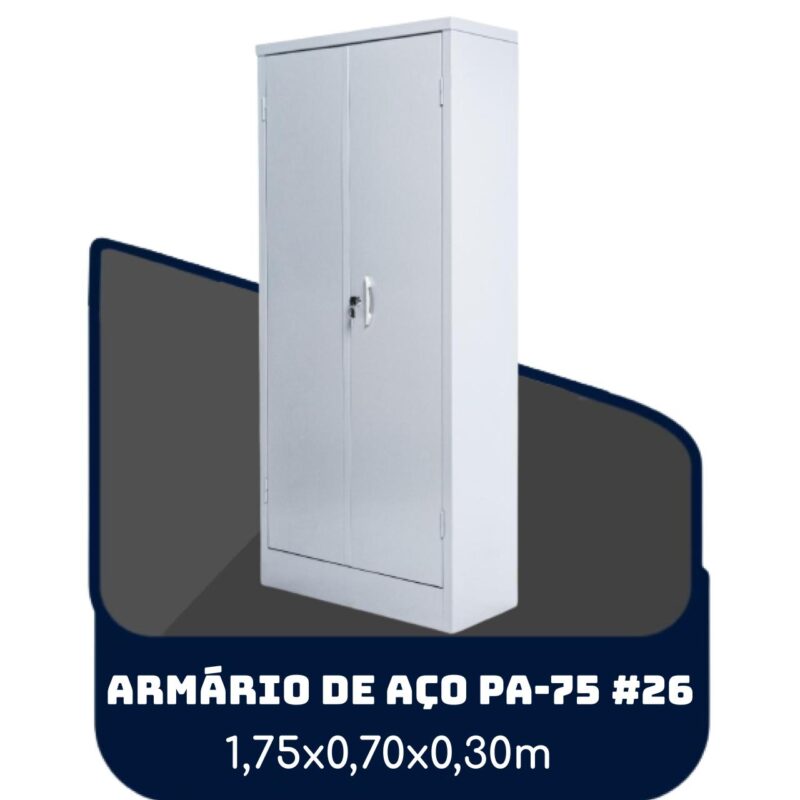 Armário de Aço PA 75 #26 – 1,75×0,70×0,30m – SA – 13119 Magazine Office 2