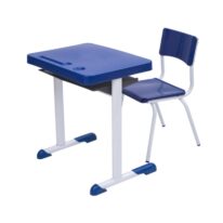 Kit Escolar Individual AZUL – (Mesa e Cadeira) – INFANTIL 03 a 06 Anos 41089 Magazine Office