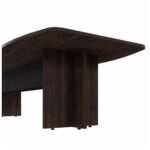 Mesa de Reunião Diretoria ABAULADA – 2,80×1,20m MARSALA/PRETO – 21016 Magazine Office 8