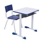 Kit Escolar Individual AZUL – (Mesa e Cadeira) – JUVENIL – MADEIRA – COR AZUL – 40091 Magazine Office 6