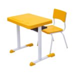 Kit Escolar Individual – (Mesa e Cadeira) – JUVENIL 06 a 09 Anos COR AMARELO – 41083 Magazine Office 7