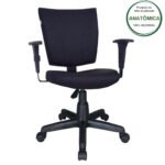 Cadeira B-ONE Giratória com Braços Reguláveis – Cor Preta 31009 Magazine Office 7