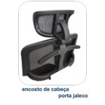 Poltrona Presidente Tela MK-4007 – Cor Preta 30004 Magazine Office 8