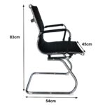 Cadeira Interlocutor Esteirinha CHARLES EAMES OR-3301 – Cor Preta 30401 Magazine Office 8