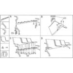 Longarina AEROPORTO com 03 Lugares – Cor Cromado 33108 Magazine Office 9