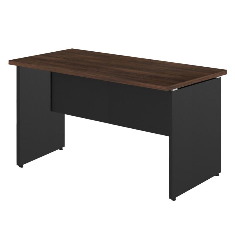 Mesa Escritório 1,70×0,60m – S/ Gavetas MARSALA / PRETO – 23474 Magazine Office 2