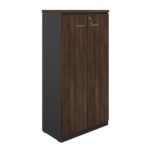 Armário Alto Fechado com 02 Portas – 1,60×0,80×0,45m MARSALA / PRETO – 51009 Magazine Office 7